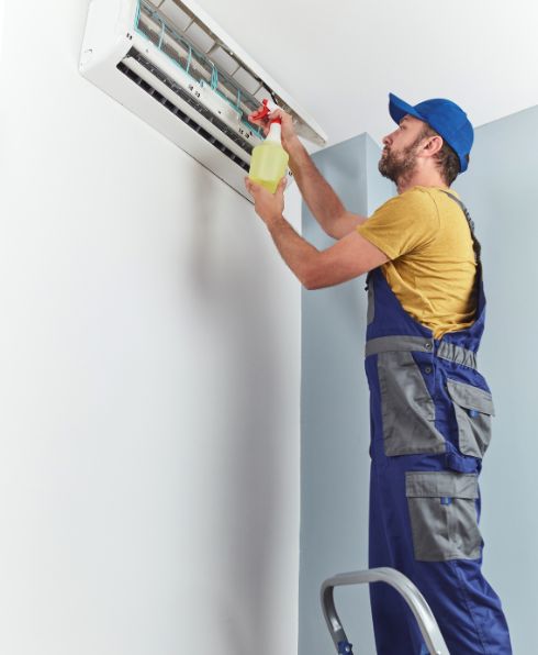 Ac repair cleaning and fixing indoors ac unit